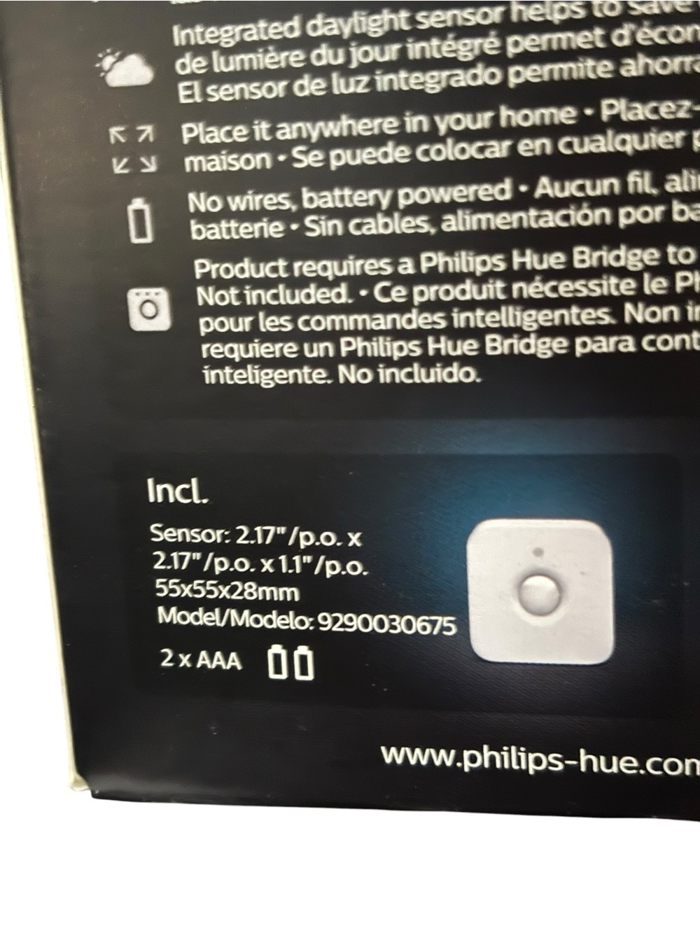 Philips White Motion Sensor Accessory - Picture 2 of 3